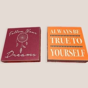 Hobby Lobby Follow your dreams Wood decor